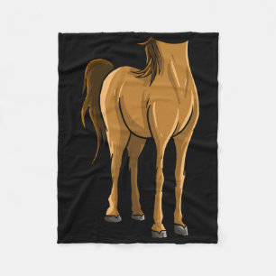 Cool Headless Horse Halloween Costume Funny Lazy D Fleece Blanket