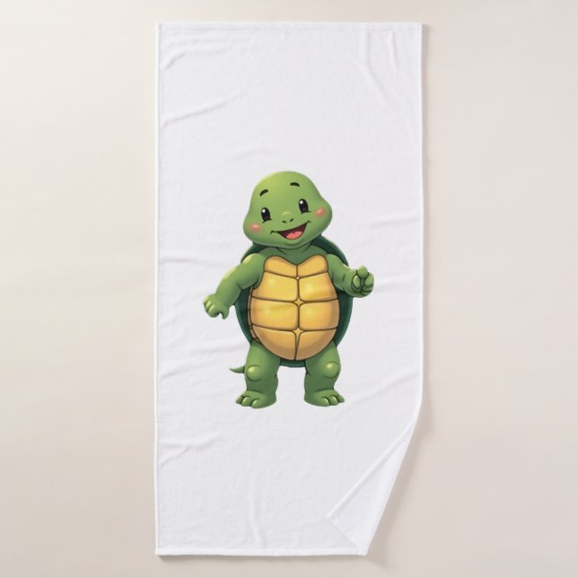 Cool Headless Turtle Halloween Costume _ Funny Laz Bath Towel (Bath Towel)