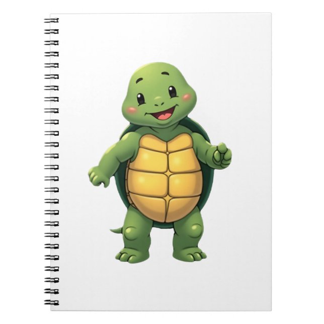 Cool Headless Turtle Halloween Costume _ Funny Laz Notebook (Front)