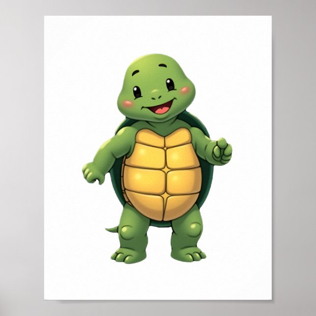 Cool Headless Turtle Halloween Costume _ Funny Laz Poster (Front)