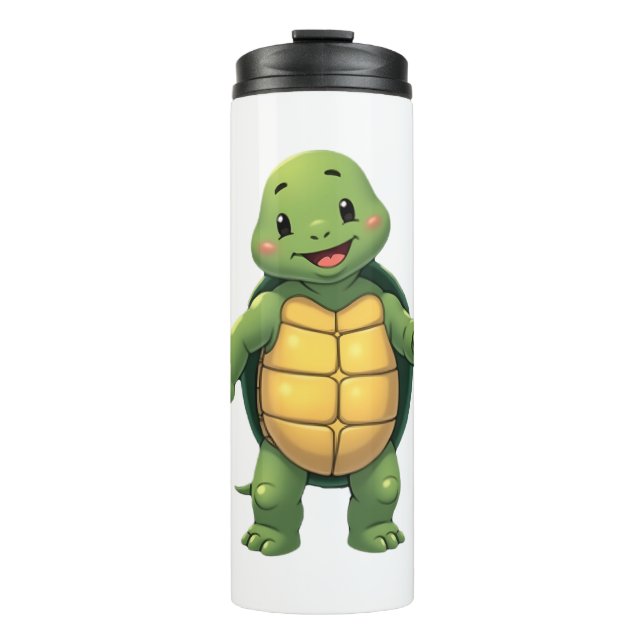 Cool Headless Turtle Halloween Costume _ Funny Laz Thermal Tumbler (Front)