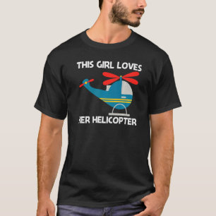 Cool Helicopter For Girls Mom Aircraft Aviation Pi T-Shirt