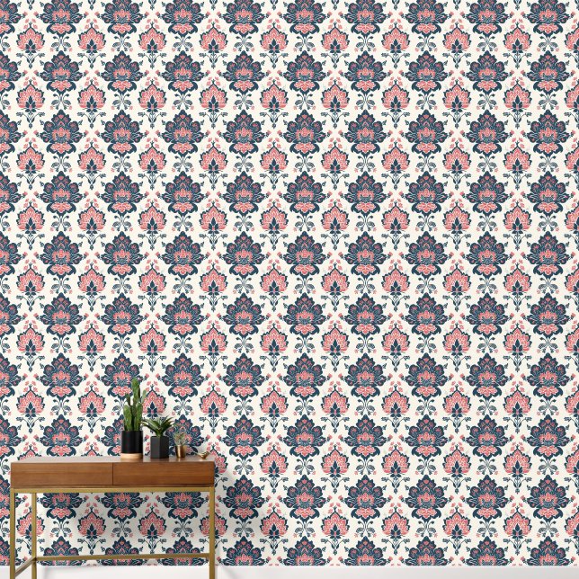 Cool Heritage pattern tiled Wallpaper (Hallway)