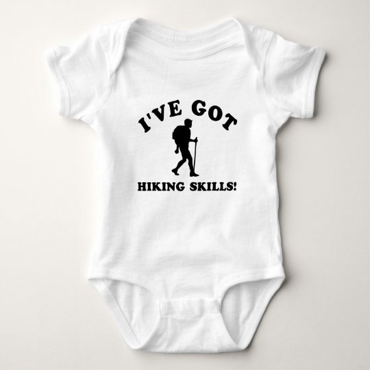 COOL HIKING SKILLS DESIGNS BABY BODYSUIT