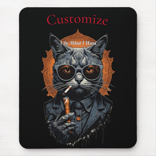 Cool Hip Cat Thunder_Cove Mouse Pad (Front)
