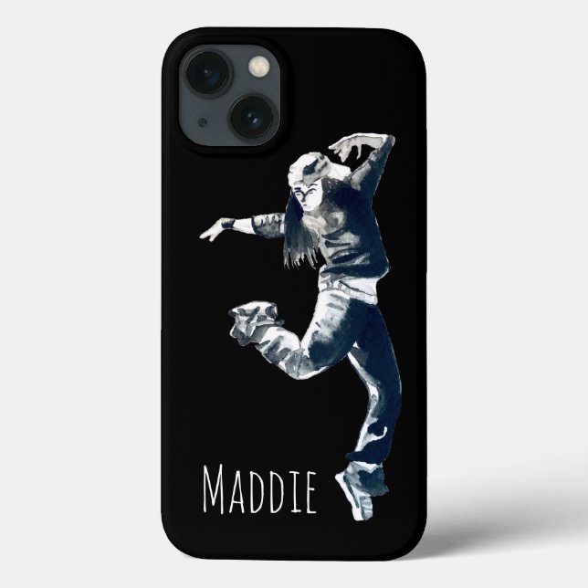 Cool hip hop dancer art Case-Mate iPhone case (Back)