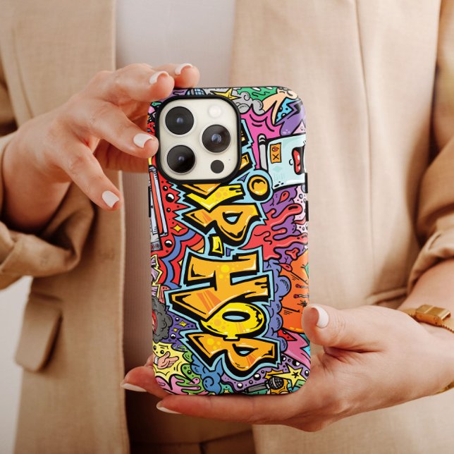 Cool Hip Hop Graffiti | iPhone 14 Case-Mate Case (Creator Uploaded)