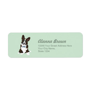 Cool Hipster Cardigan Welsh Corgi pour Amoureux de