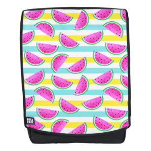 Cool Hipster Watermelon Striped Pattern Backpack
