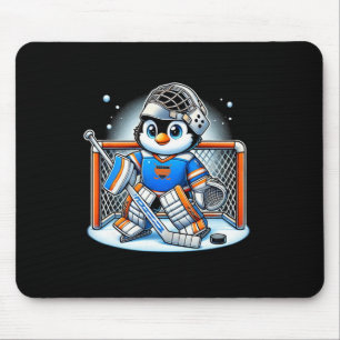 Cool Hockey Goalie Penguin – Funny Winter Sports D Mouse Pad