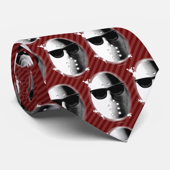 Cool Hockey Goalie Tie (Rolled)