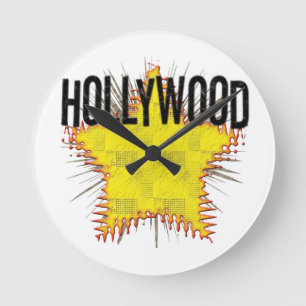 Cool Hollywood Clock! Round Clock