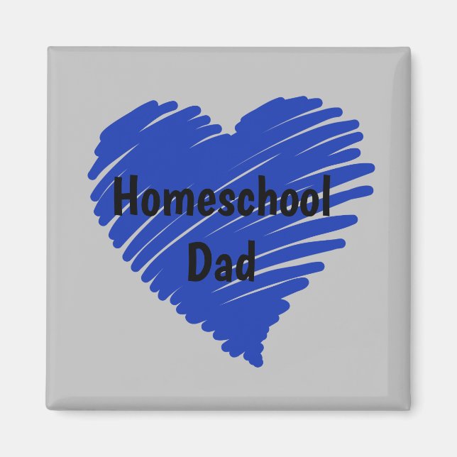 Cool Homeschool Dad Magnet (Front)