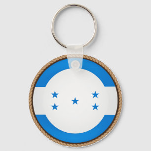Cool Honduras Flag Seal Keychain