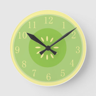 Cool Honeydew Melon Kitchen Clock