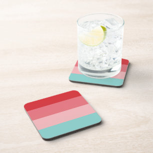 Cool Horizontal Striped Coaster
