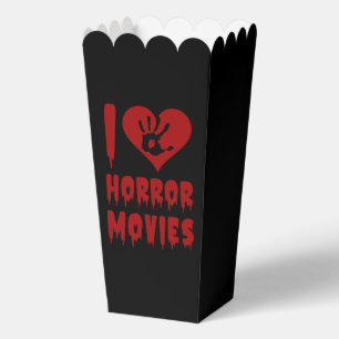 Cool horror movies word art  favor box