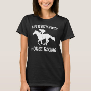 Cool Horse Racing For Men Women Horseback Riding J T-Shirt