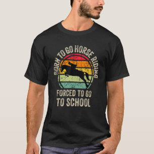 Cool Horse riding Graphic for Son Equestrianism T-Shirt