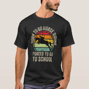 Cool Horse riding Graphic for Son Equestrianism T-Shirt