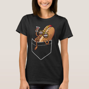 Cool Hot Dog Design For Men Women Kids Dish Hot Do T-Shirt