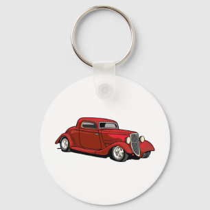 Cool Hot Rod Keychain