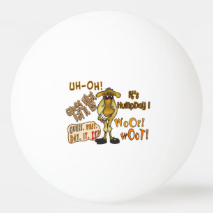 Cool Humpday Camel with Shades Ping Pong Ball