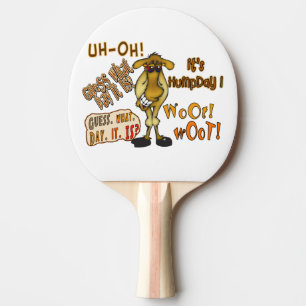 Cool Humpday Camel with Shades Ping Pong Paddle