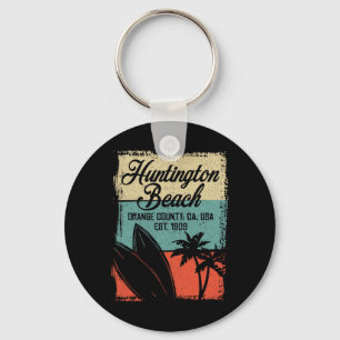 Cool Huntington Beach Surfing Competitions Men Wom Keychain