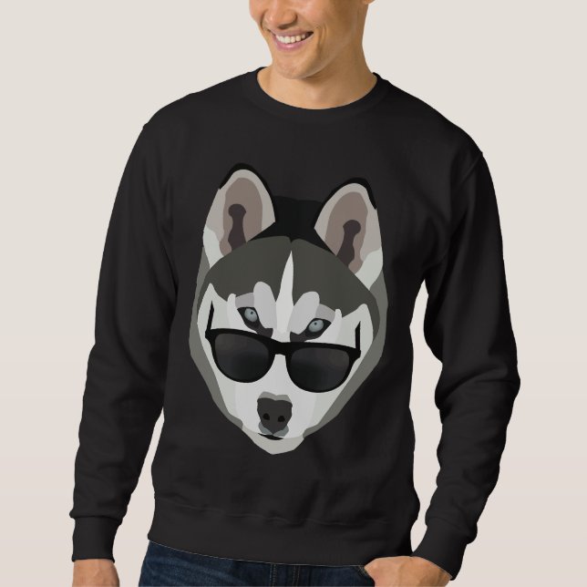 Cool Husky     Sweatshirt (Front)