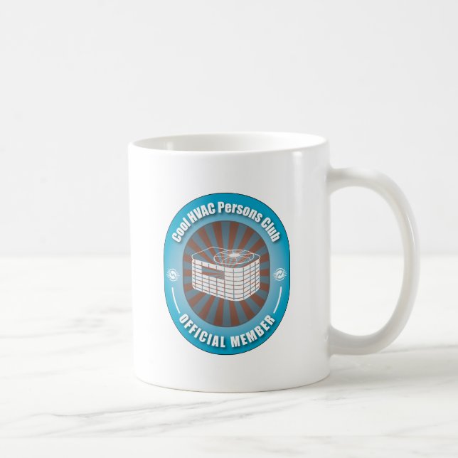 Cool HVAC Persons Club Coffee Mug (Right)