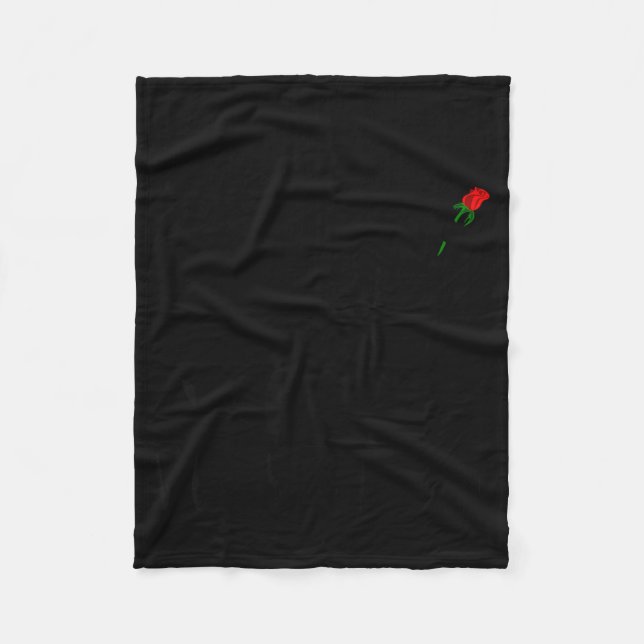 Cool I Lab You Very Much Valentine's Day Black Lab Fleece Blanket (Front)