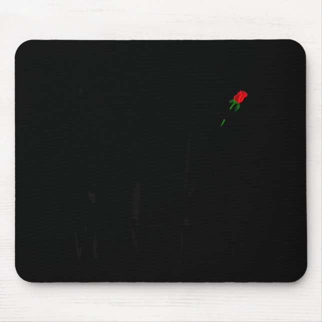Cool I Lab You Very Much Valentine's Day Black Lab Mouse Pad (Front)