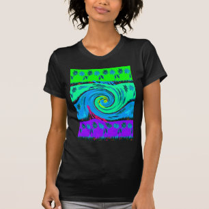 Cool I Love Hawaii: Floral Pop Art pattern Design T-Shirt