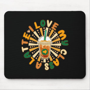 Cool I Love My Cl A Latte Valentines Day Coffee Mouse Pad