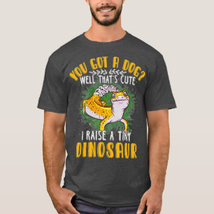 Cool I Raise Tiny Dinosaur Funny Leopard Gecko T-Shirt