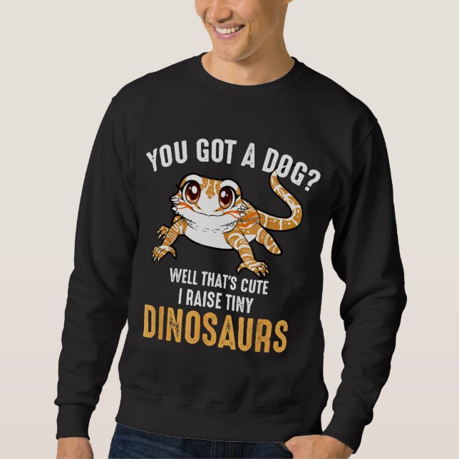 Cool I Raise Tinys Dinosaurs Bearded Dragons Sweatshirt (Front)