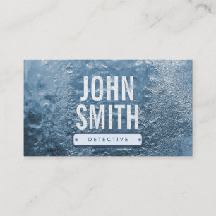 Cool Ice Age Frozen Detective Business Card