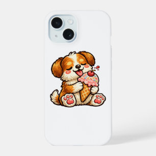 Cool Ice Cream Dog iPhone 15 Case