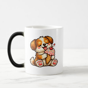 Cool Ice Cream Dog Magic Mug
