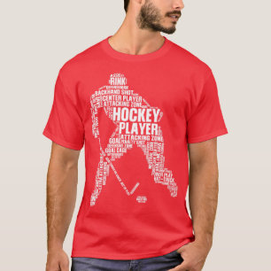 Cool Ice Hockey Art For Men Women Boy Girl Ice Hoc T-Shirt