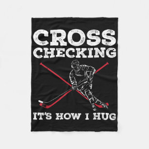 Cool Ice Hockey Art Men Women Field Hockey Lover C Fleece Blanket