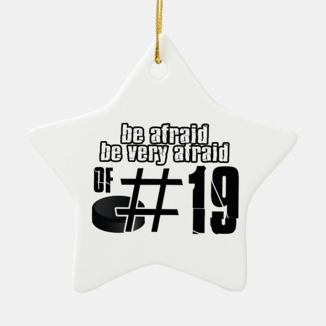 Cool Ice Hockey designs Ceramic Ornament (Front)
