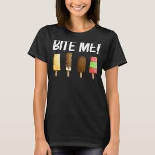 Cool Ice Pop For Men Women Ice Cream Stick Frozen  T-Shirt