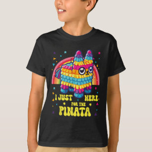 Cool I'm Just Here For The Pinata Funny Cinco De M T-Shirt
