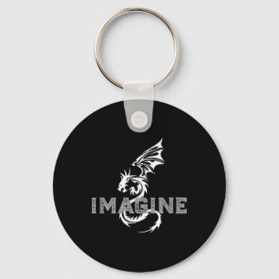 Cool Imagine Tattoo Dragon Keychain