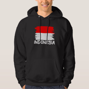 Cool Indonesia Flag Hoodie