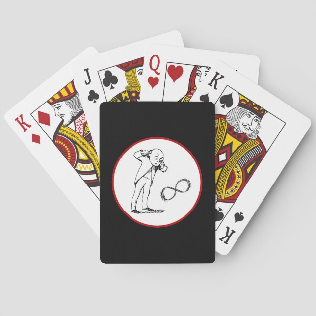 Cool Infinity Symbol Philosophical Playing Cards (Back)