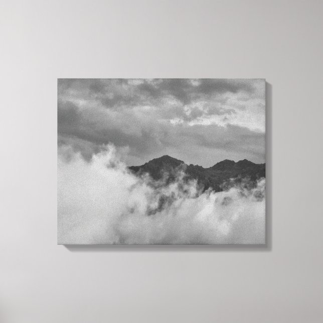 Cool, inspirational nature concept canvas print (Front)