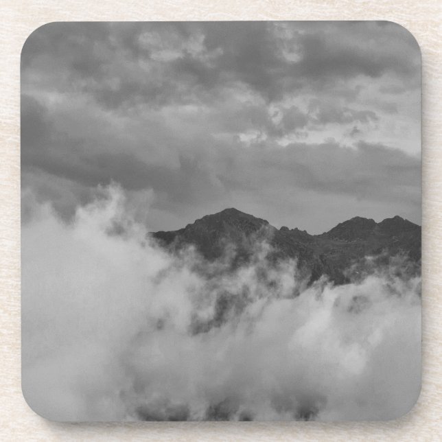 Cool, inspirational nature concept coaster (Front)